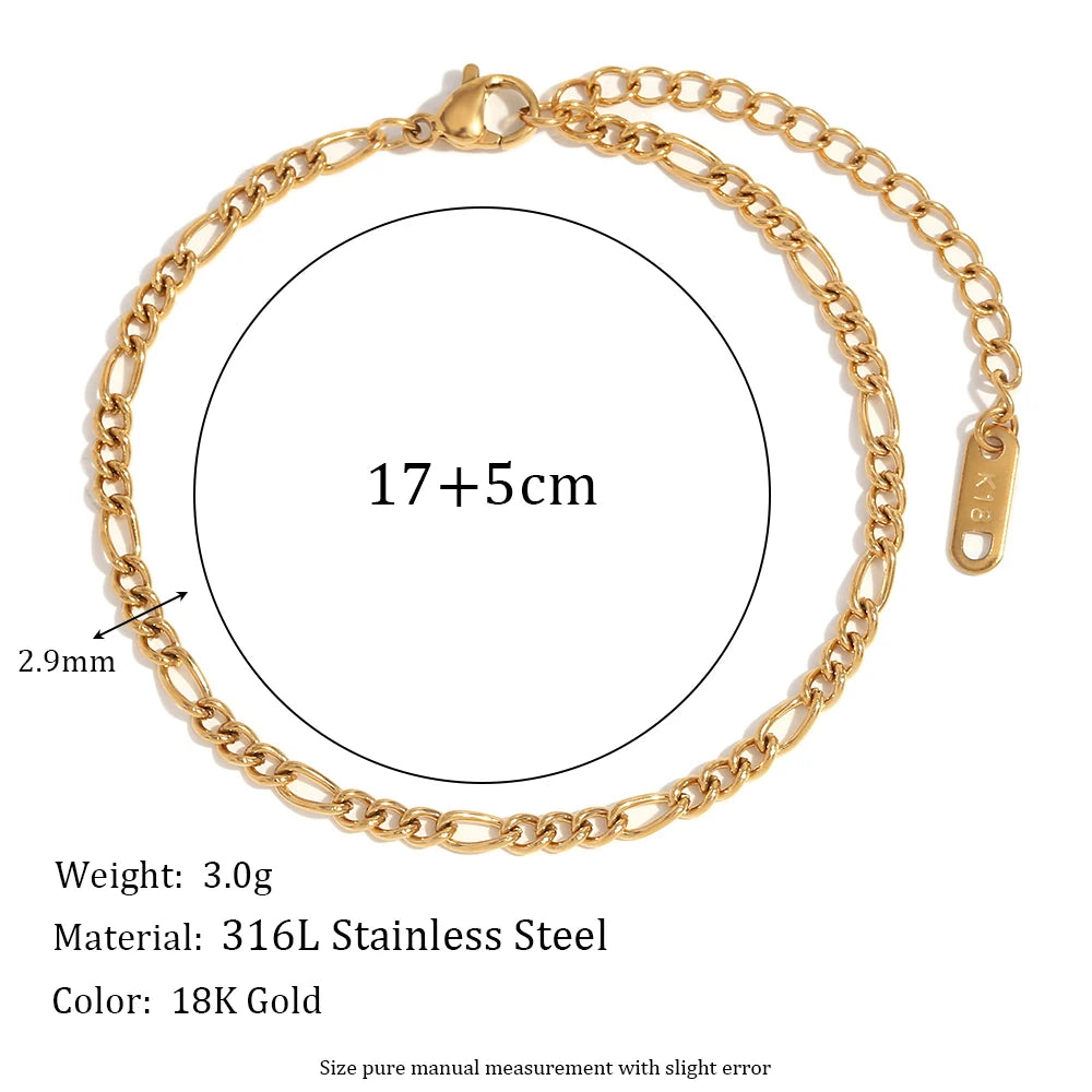 Snug Vibe™ Gold Bracelet Figaro Chain