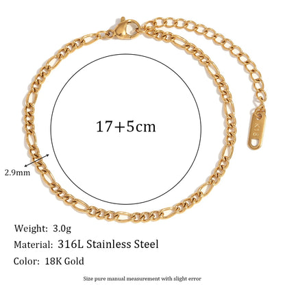 Snug Vibe™ Gold Bracelet Figaro Chain